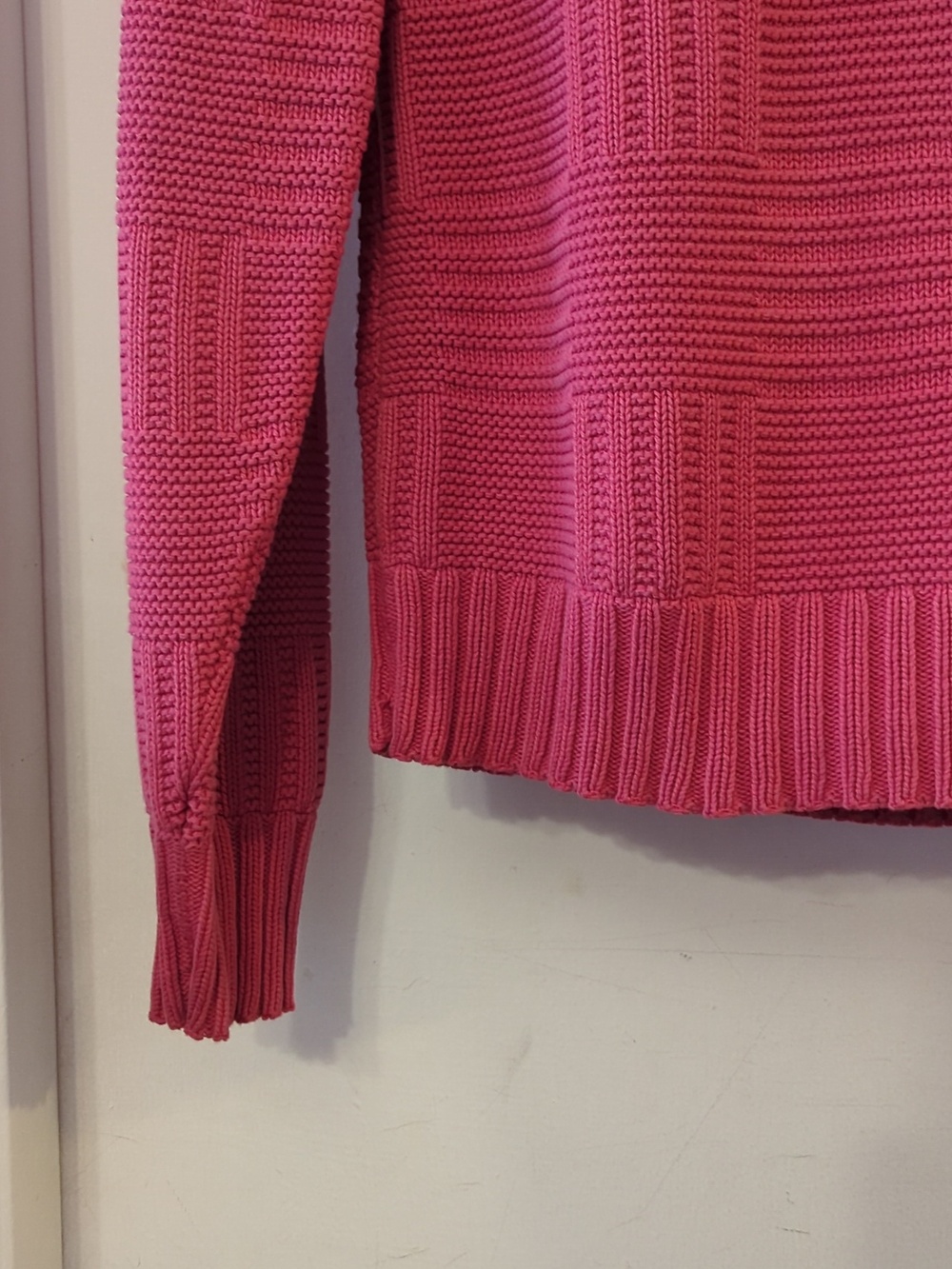 Abercrombie + Fitch 80s Vintage Crewneck Sweater Pink - Picture 4 of 5